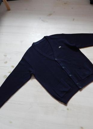 Кофта светр кардиган vintage lacoste wool cardigan sweater2 фото