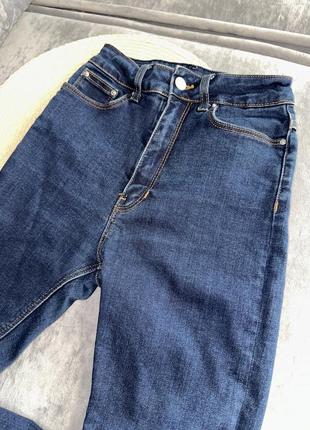 Zara skinny джинс тянется стрейч. высокая посадка2 фото