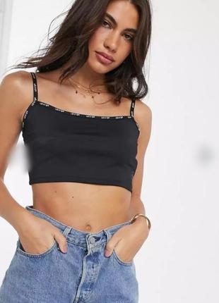 Levis укороченный топ, кроп топ, короткая маечка, спортивный топ