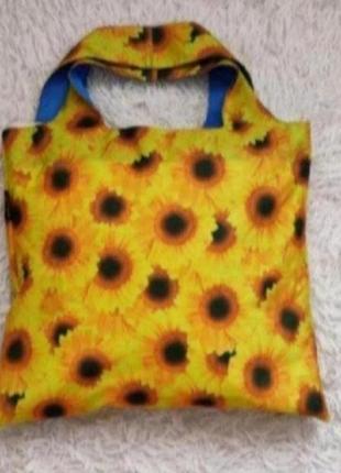 Шоппер сумка екосумка "соняшники"1 фото