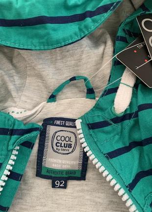 Котонова куртка на підкладці фірми cool club (магазини тм смик), ріст 92 см2 фото
