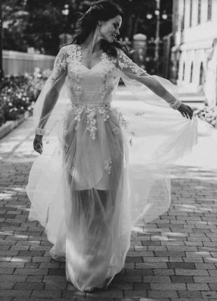 Весільна сукня, свадебное платье в стиле бохо3 фото