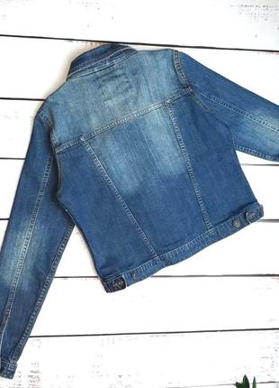 1+1=3 крутая базовая синяя джинсовая куртка next, размер 46 - 483 фото