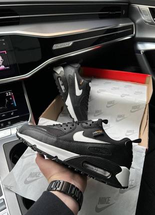 Мужские кроссовки nike air max 90 surplus new black white9 фото