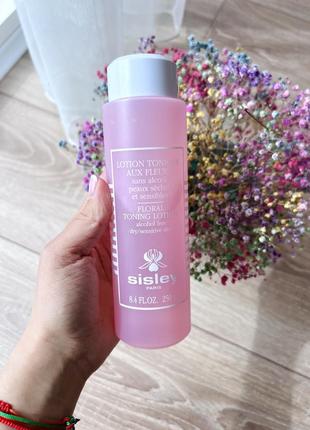 Лосьйон-тонік для обличчя sisley floral toning lotion без алкоголю