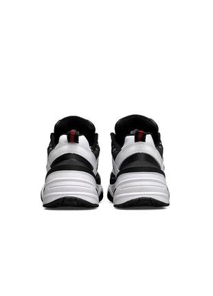 Жіночі кросівки nike m2k tekno 
black white red8 фото