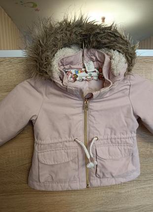 H&m куртка-парка 68 размера