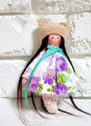 Мишко лялечка текстильна ляльки ручної роботи для дівчинки3 фото