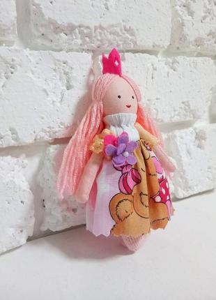 Принцеса текстильна іграшка ляльки ручної роботи для дівчинки2 фото