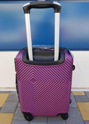 Отличный маленький чемодан фирмы fly dark purple2 фото