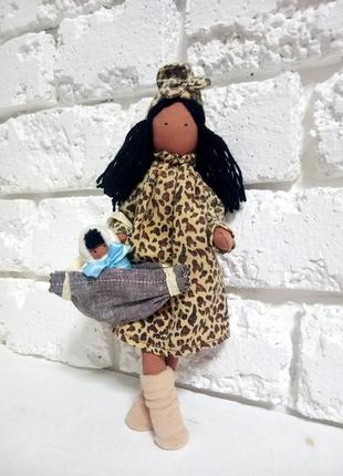 Лялька матуся тільда текстильна іграшка сувенір подарунок дівчинц1 фото