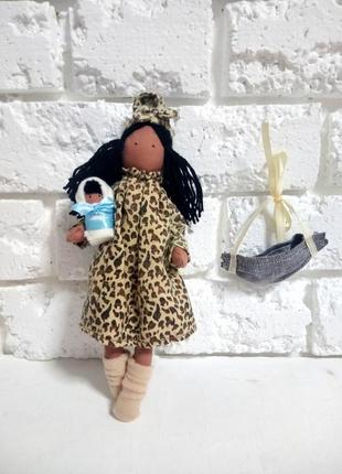 Лялька матуся тільда текстильна іграшка сувенір подарунок дівчинц2 фото