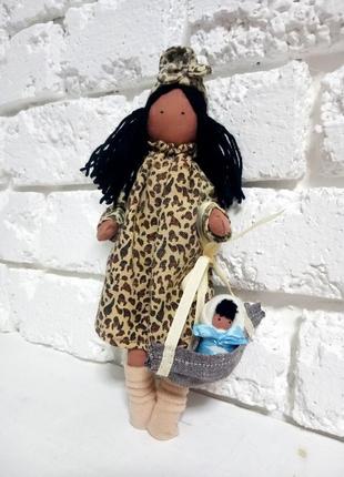 Лялька матуся тільда текстильна іграшка сувенір подарунок дівчинц4 фото