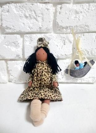 Лялька матуся тільда текстильна іграшка сувенір подарунок дівчинц5 фото