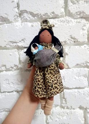 Лялька матуся тільда текстильна іграшка сувенір подарунок дівчинц6 фото