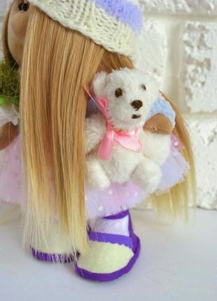 Інтер'єрна лялька ручної роботи, авторські ляльки для дівчаток3 фото