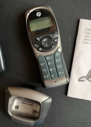 Телефон стационарний dect general electric 21880 (ru2-1880ge3-b) 2