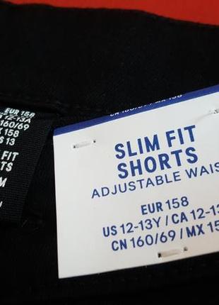 Нові джинсові шорти h&m slim fit, р.1589 фото