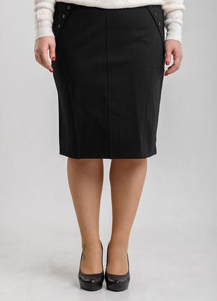 Спідниця ґудзики бік р 50-56