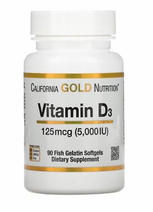 Вітамін д 5000 90 капсулcalifornia gold nutrition оригінал,наличи