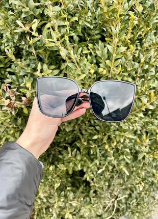 Солнцезащитные очки тренд стильные модные 🖤1 фото