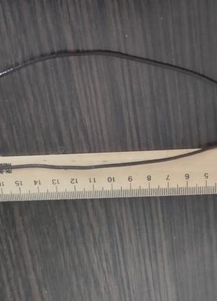 Колье чокер большая жемчужина натуральная пресноводная на кожаном шнурке