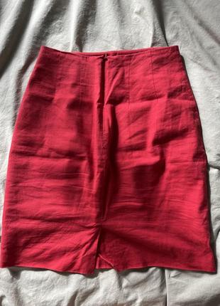 Малиновая юбка размера с3 фото