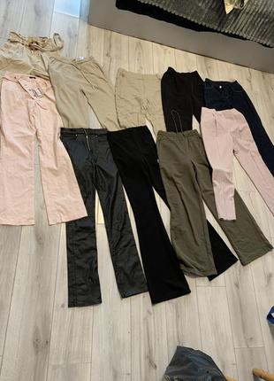 Лот женских брюк, брюки, брюки, джинсы xs-s3 фото