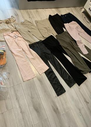 Лот женских брюк, брюки, брюки, джинсы xs-s4 фото