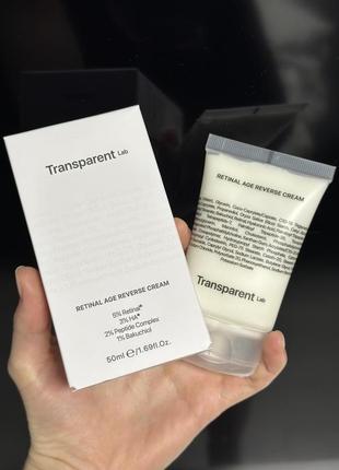 Transparent lab retinal age reverse cream