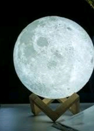 Нічник світиться місяць moon lamp 13 см