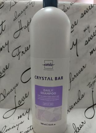 Шампунь для ежедневного использования
unic crystal bar daily shampoo 1000 мл