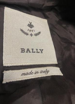 Bally пиджак блейзер с шерстью цвета шоколад5 фото