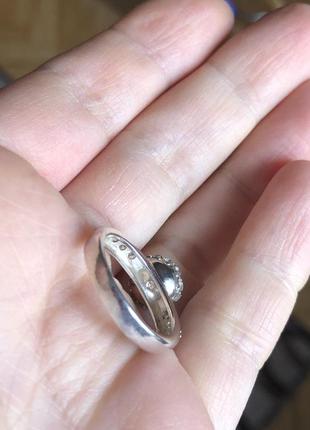 Яркий кольцо мистик топаз 16,5 серебро8 фото