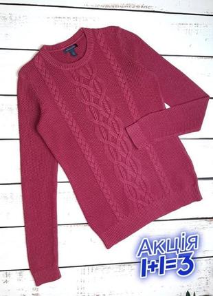 1+1=3 шикарный приглушенно-розовый брендовый свитер tommy hilfiger, размер 44 - 46