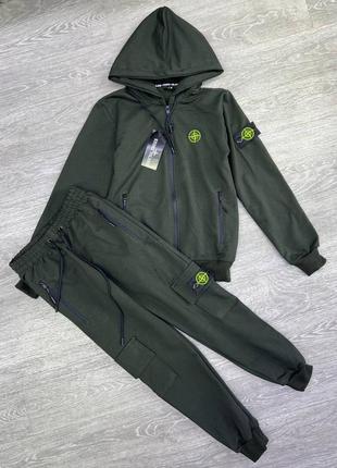 Спортивний костюм для хлопчика stone island1 фото