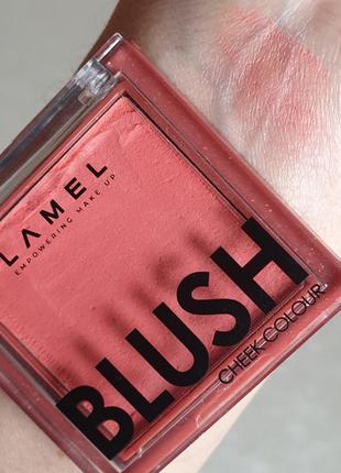 Lamel cheek colour blush тестер рум'яна6 фото