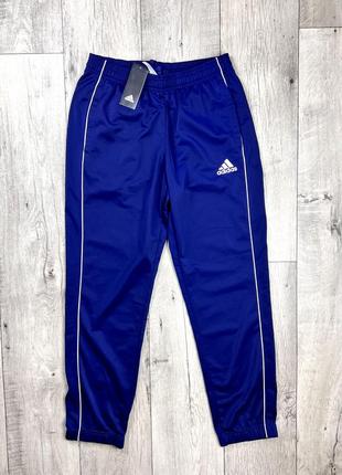 Adidas tapered fit штаны m размер новые спортивные синие на манжете оригинал
