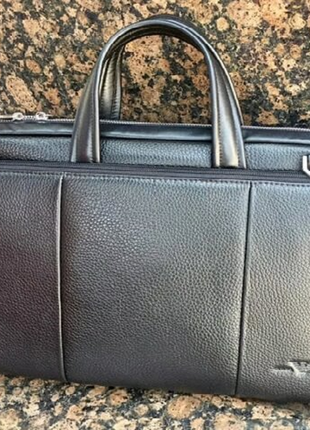 Мужская кожаная сумка портфель3 фото