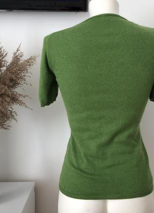 Качественный зеленый кашемировый джемпер кофта incentive4 фото