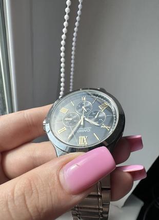 Чоловічий кварцовий наручний годинник casio mtp-v300d-1audf4 фото