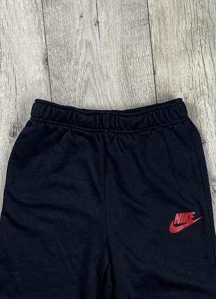 Nike штаны 158-170 см спортивные чёрные на манжете оригинал3 фото