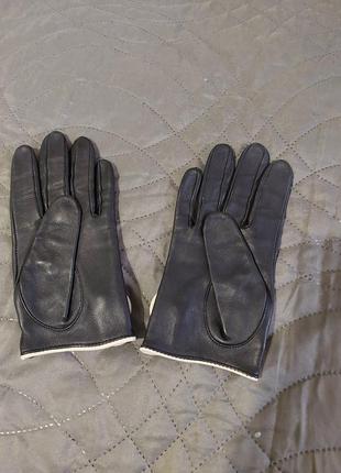 Женские кожаные перчатки авто леди.