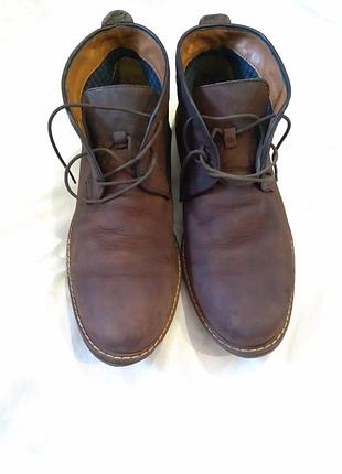 Демісезонні чоловічі, шкіряні черевики, фірма clarks