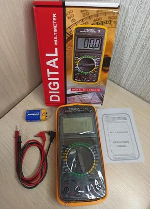 Мультиметр тестер dt 830b 832 838 830ln 9205а 9208а самовивіз!