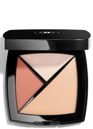 Палетка для обличчя chanel Tweed-Jacke palette essentielle conceal highlight Matelassé 150 beige сlair