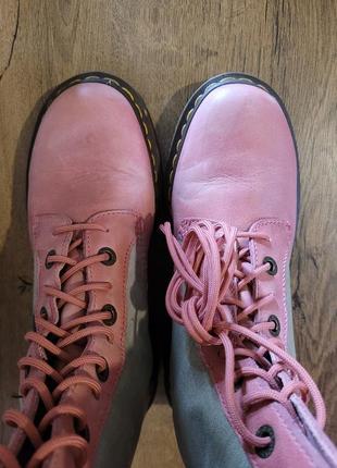 Dr martens розовые, размер 39-40 (25-25,5 см)9 фото