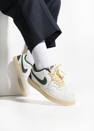 Nike court vision low white/green