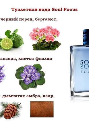 Туалетна вода soul focus1 фото