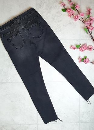 1+1=3 модные серо-черные зауженные узкие джинсы скинни denim co, размер 42 - 447 фото